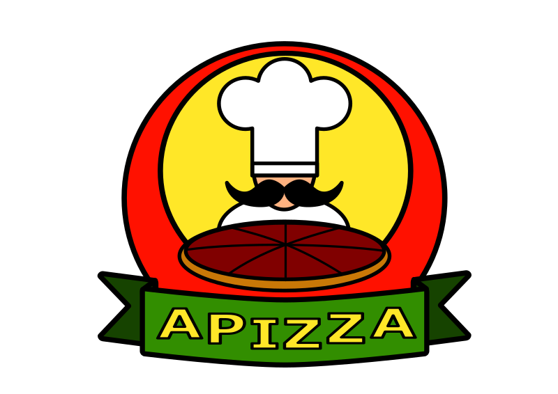 Apizza logo with Text