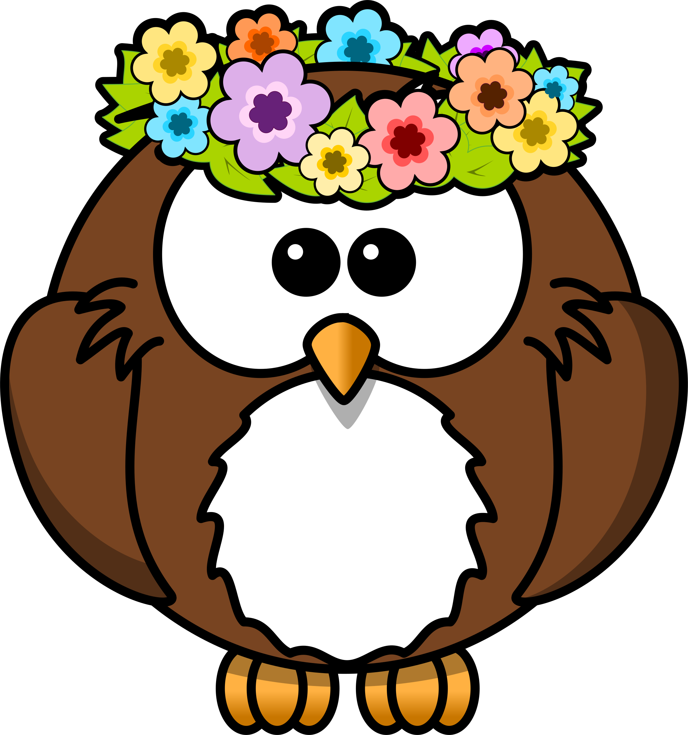 spring owl clip art - photo #2
