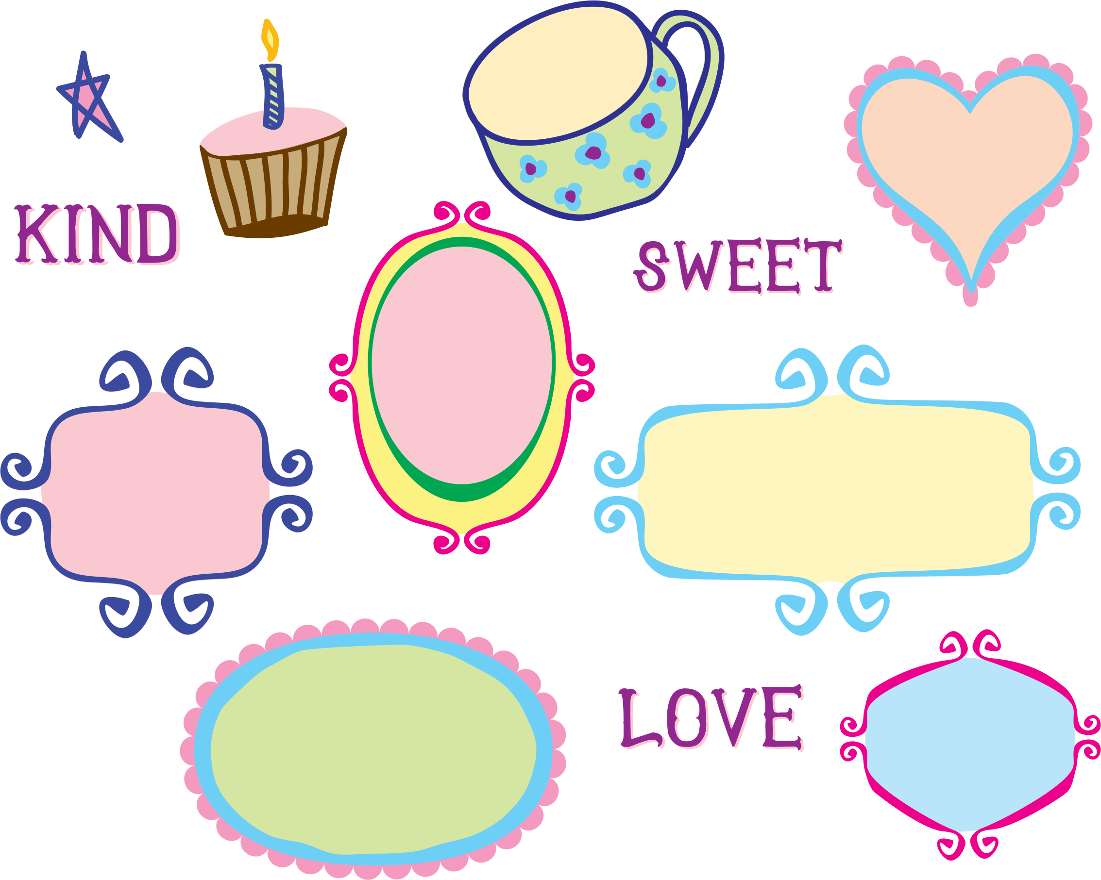 free clip art doodle frames - photo #33