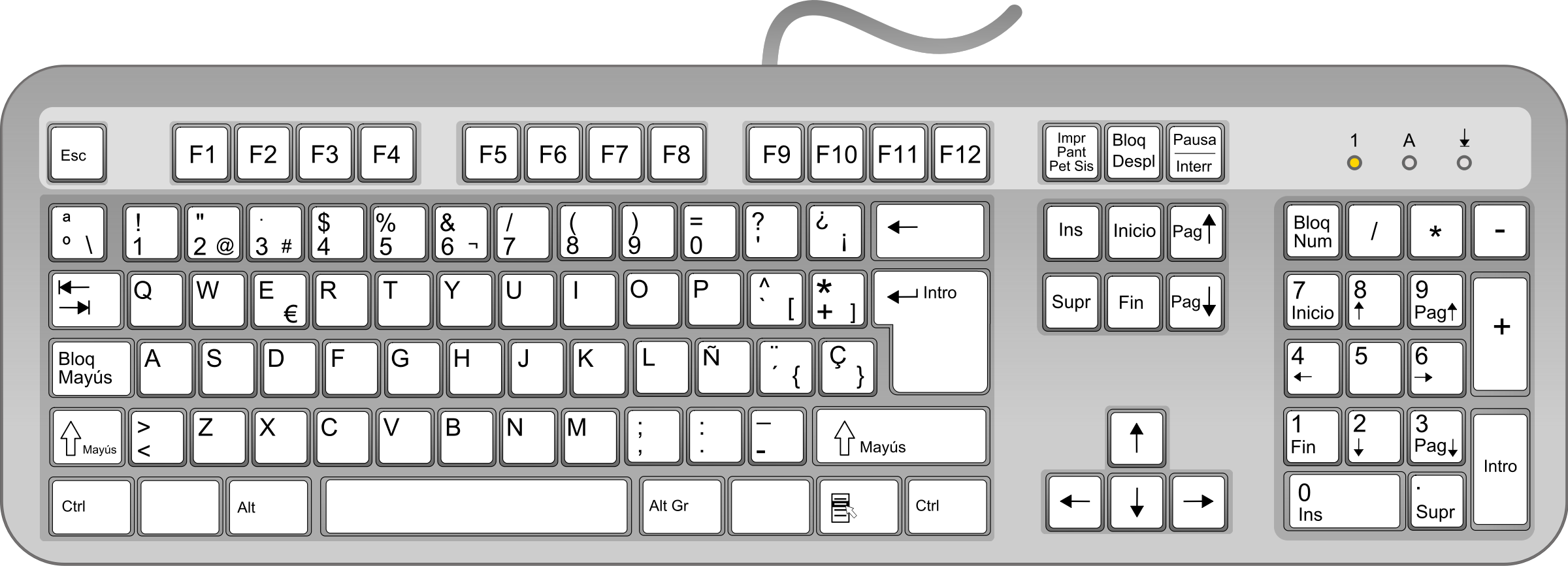 mac keyboard clipart - photo #36