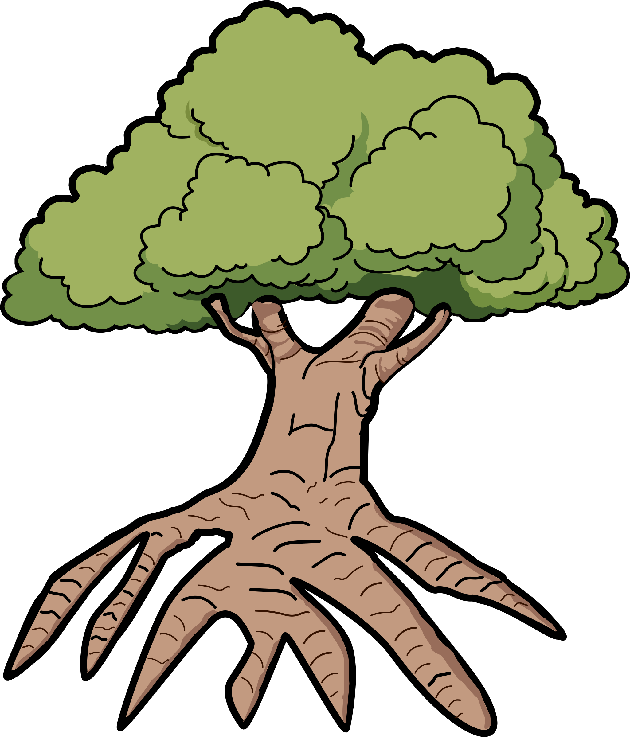 clipart trees with roots - photo #30
