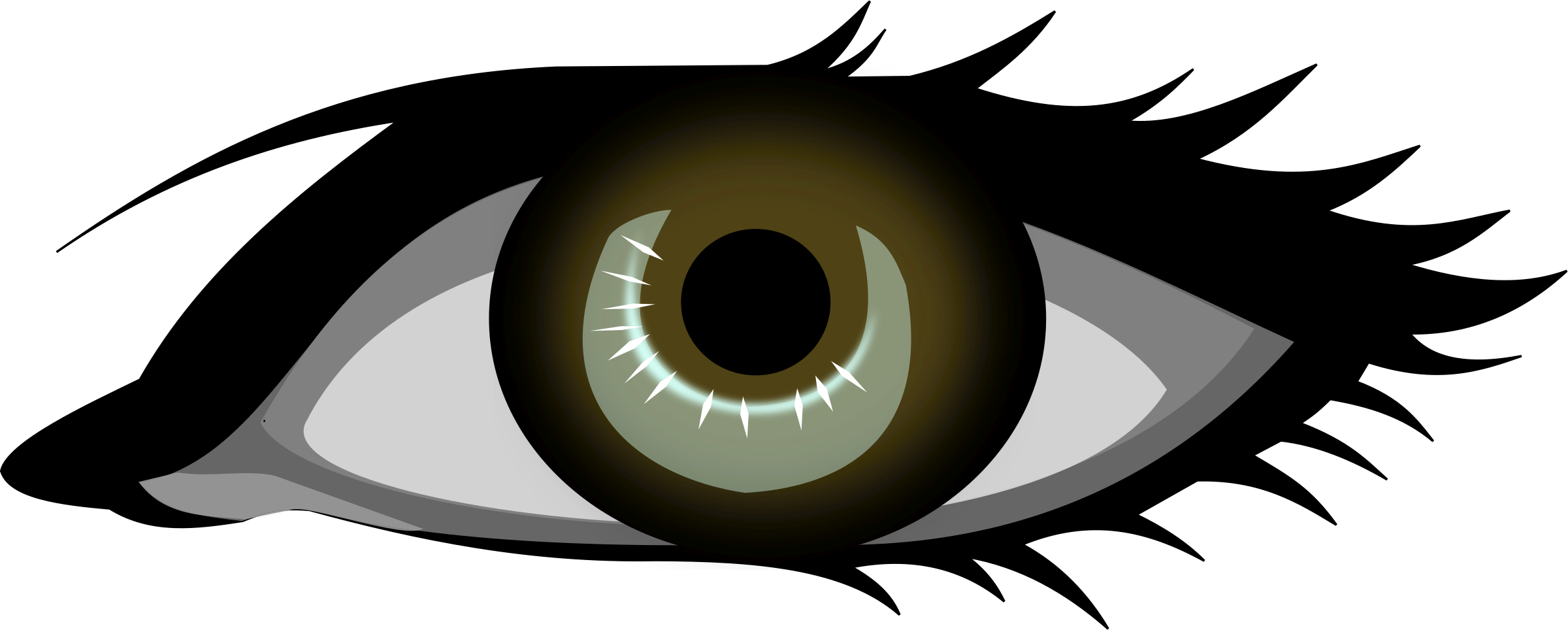 clipart of human eyes - photo #4