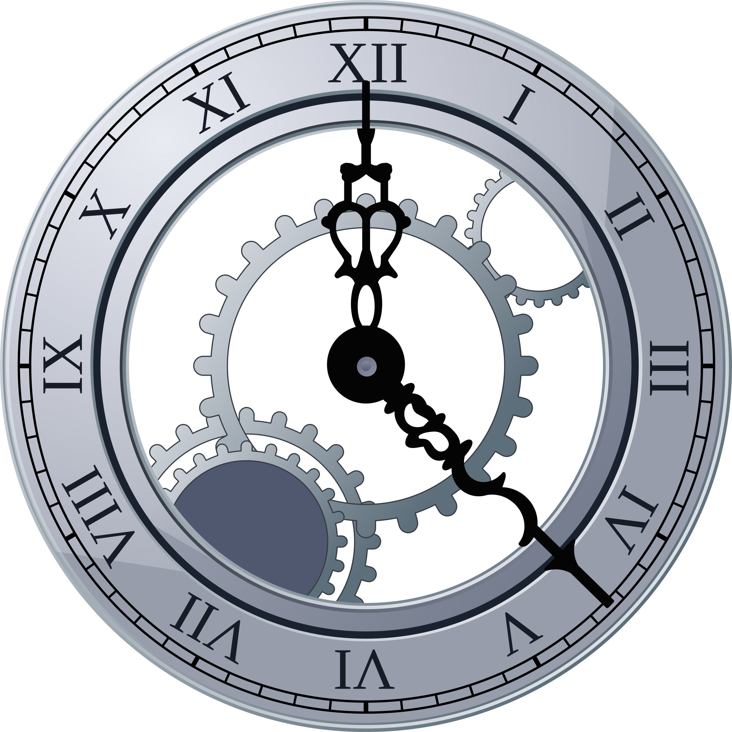 Clipart - Roman Clock