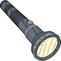 flashlight by johnny_automatic - a flashlight from a U.S. patent drawing