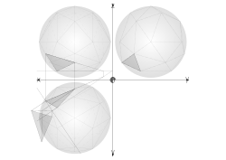 30 net construction geodesic spheres recursive from tetrahedron by ric5sch -