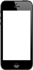 iPhone 5 Black by jhnri4 - iPhone 5 in vector format.