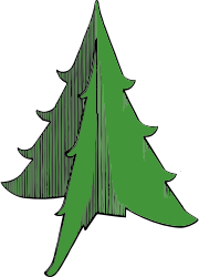 Christmas Tree by johnny_automatic - a simple Christmas tree from a U.S. patent drawing