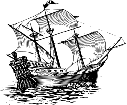 galleon by papapishu - Source: http://commons.wikimedia.org/wiki/File:Galleon_(PSF).png