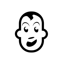 Visage by Antoine - Personnage face tête homme man people visage surprise