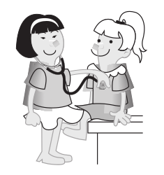 58294main_The.Brain.in.Space-page-124-two-girls-playing-doctor by rejon - This is clipart converted and broken apart that has been released into the public domain because the document says so, and its from NASA, a USA government agency. The publication is called