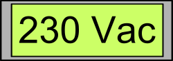 Digital Display with Voltage 230 Vac by palomaironique - Digital Display with Voltage - Affichage num�rique de tension �lectrique - Digital Spannungsanzeige - Display tensione elettrica digitale - 230 Vac