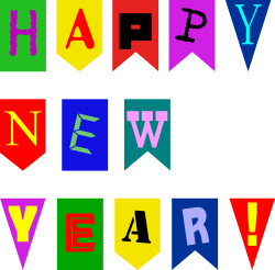 New Year Flags by Rones by rones -