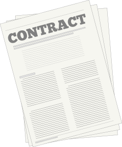 Clipart of contract by Alastair