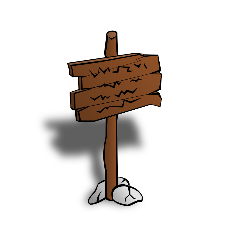 RPG map symbols: Sign Post