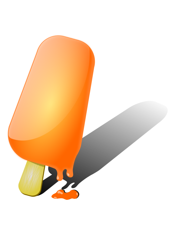 Orange ice