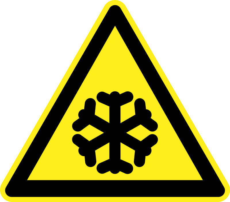 Cold Warning Sign