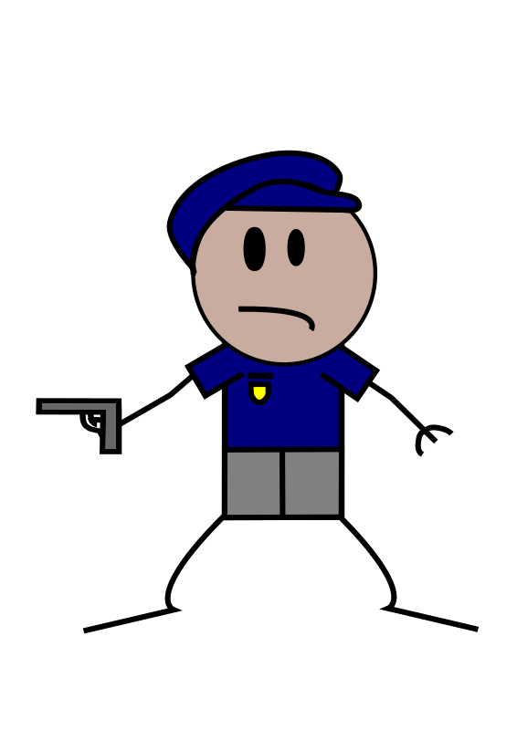 Police Stick Figure