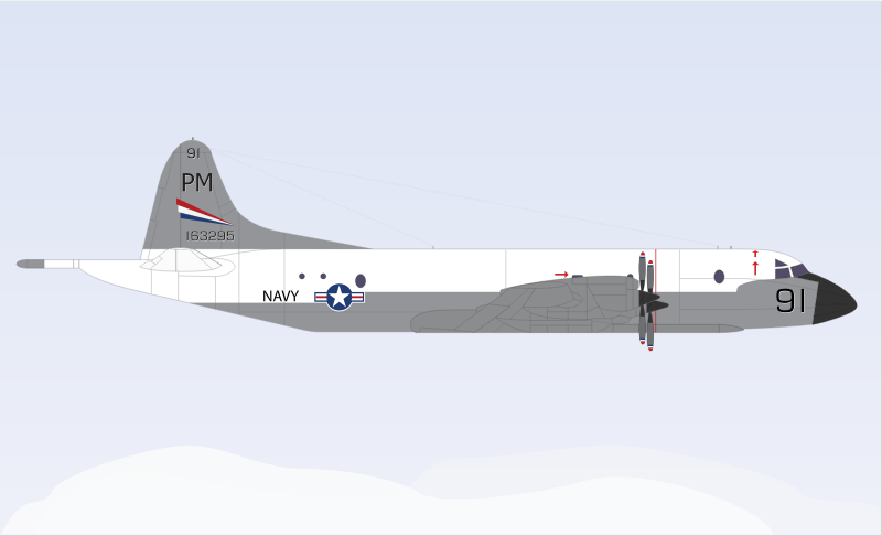 Lockheed P-3 Orion Aircraft color