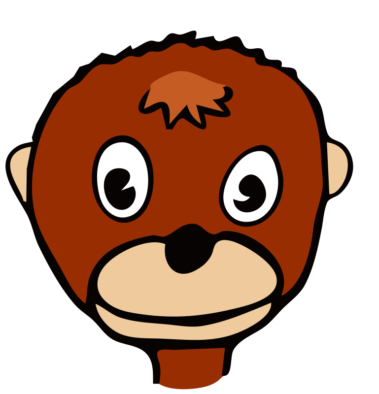 drawn monkey