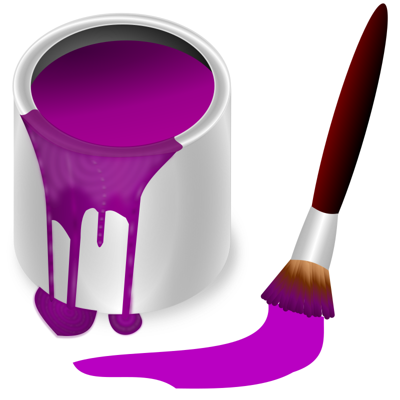color bucket purple
