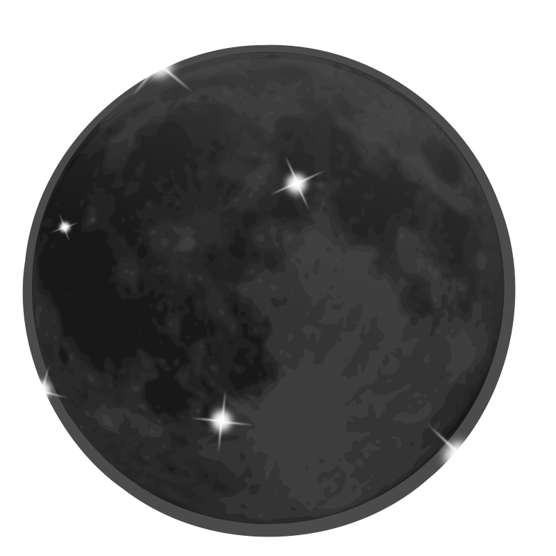 weather icon - new moon