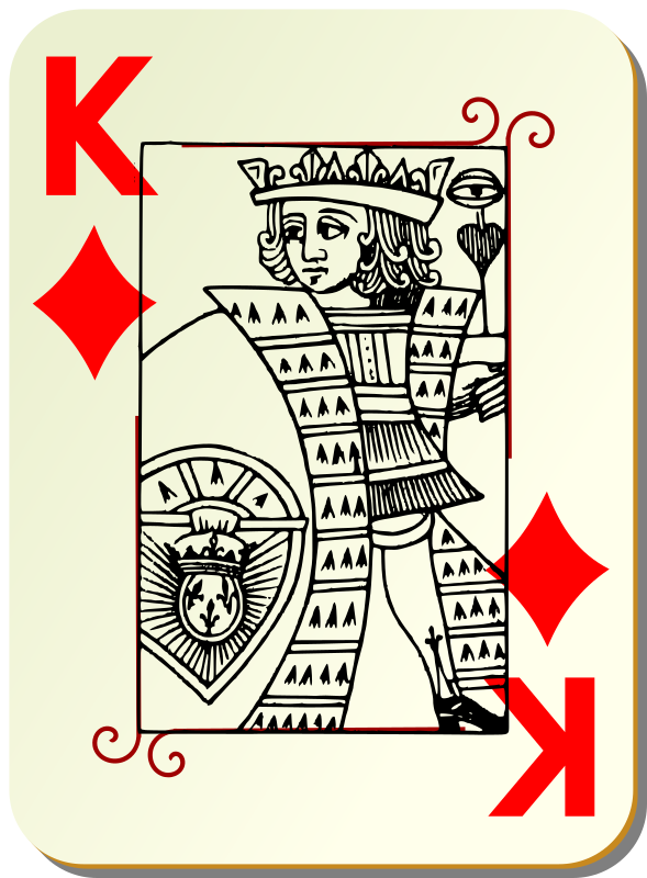 Guyenne deck: King of diamonds