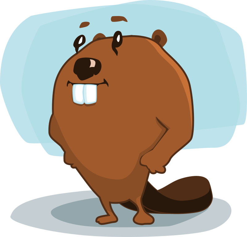 cartoon beaver