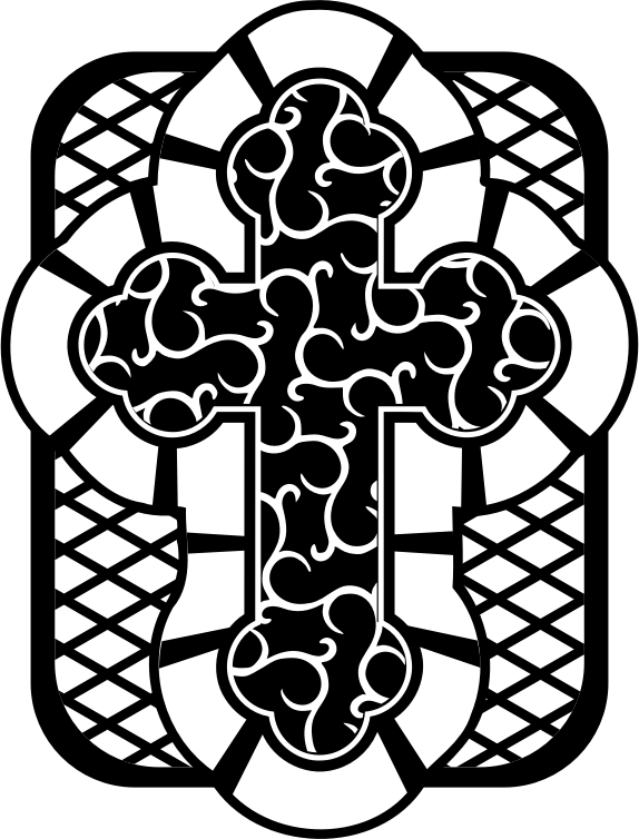 Cross 2 - Black and White