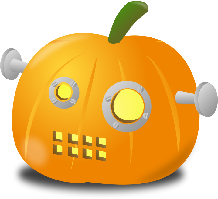 Robot pumpkin
