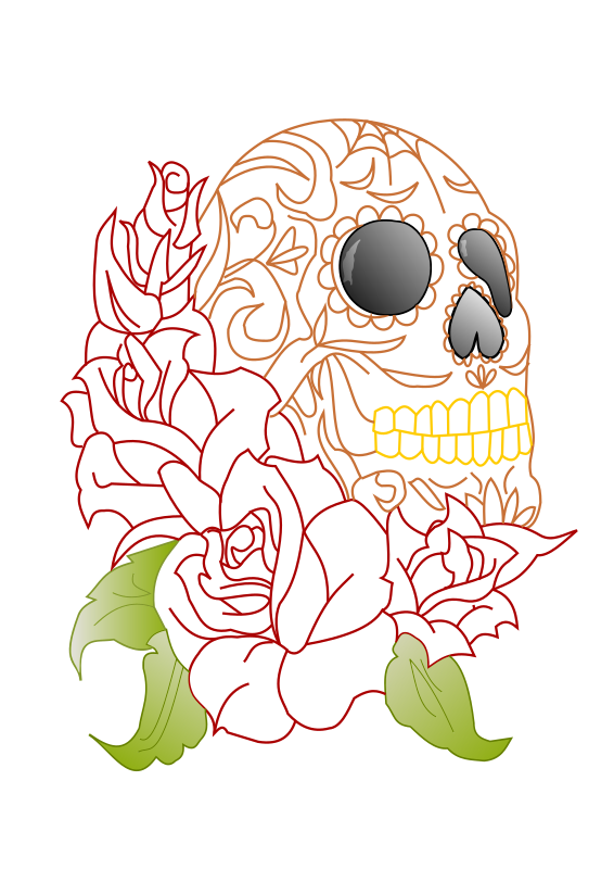 Sugar Skull & Roses