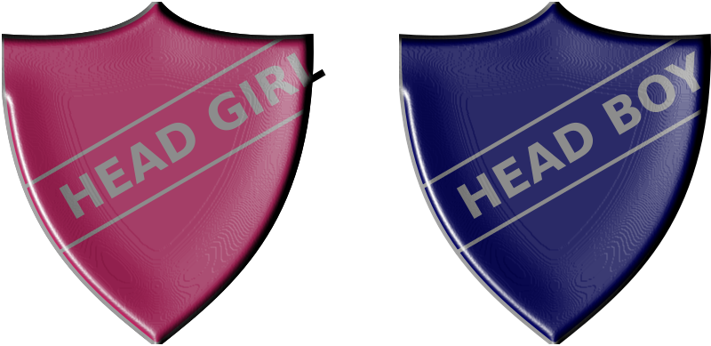 Headboy and Headgirl badges