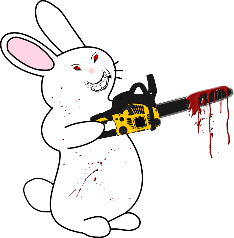 Bunny With Chainsaw