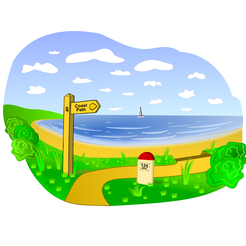 Coastal Landscape Scene