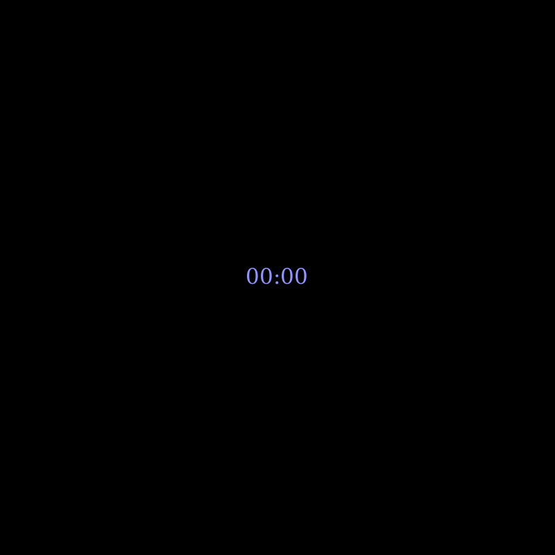 Upvote Clock with Black Background