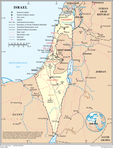 Israel and Disputed Territories