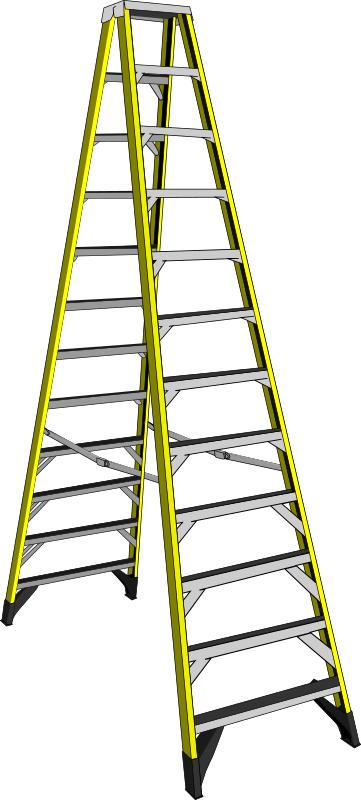Large Yellow Ladder