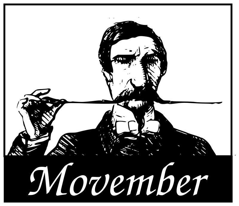 Movember mustache logo