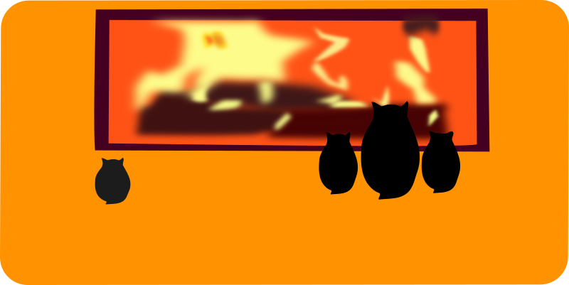 catworld fireplace