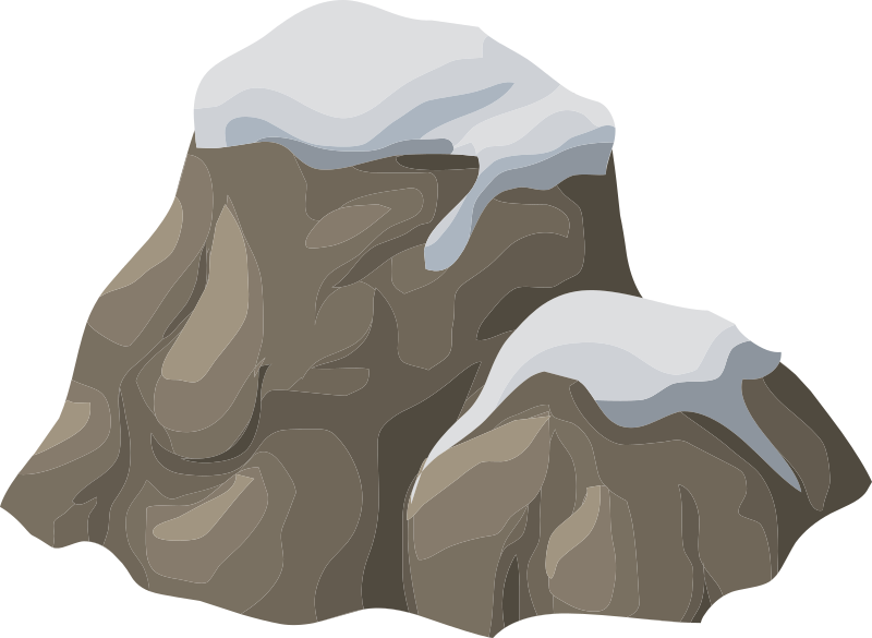 Alpine Landscape Rock Snowy 1a Al1