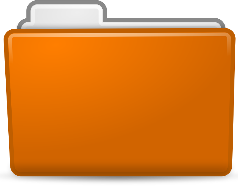 Orange Folder Icon