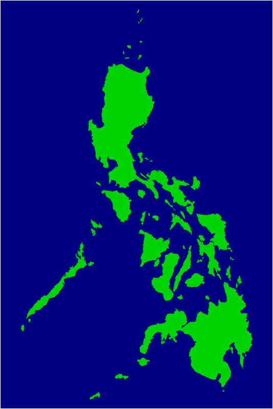 Map of Philippines (Major Islands)