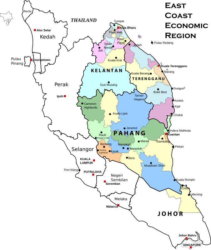 East Coast Economic Region, Malaysia