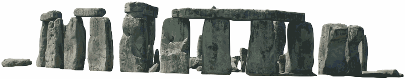 Stonehenge (stones isolated)