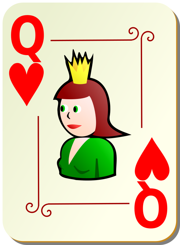 Ornamental deck: Queen of hearts