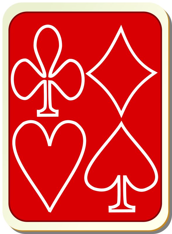 Card backs: simple red