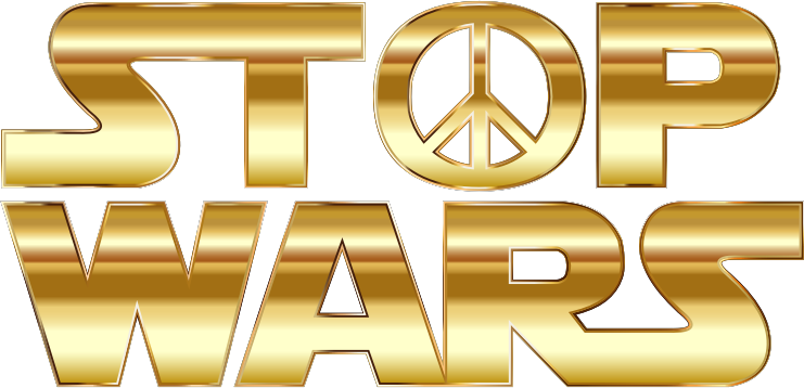 Stop Wars Gold No Background