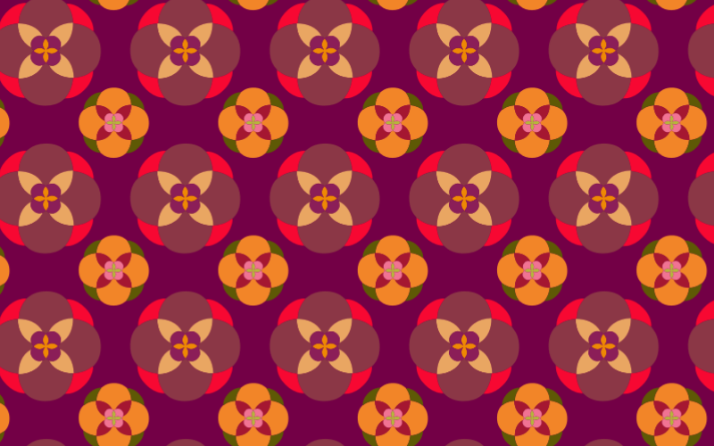 Seamless Abstract Floral Pattern