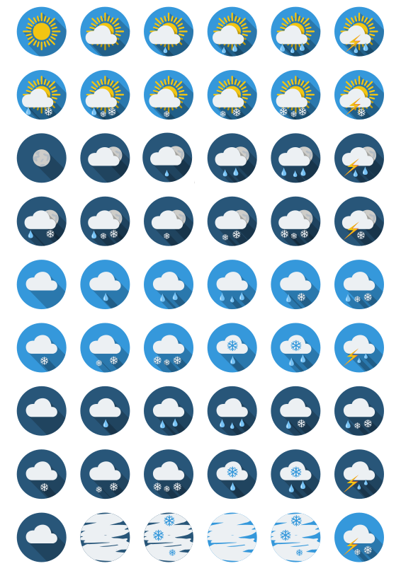 Weather-round-icons