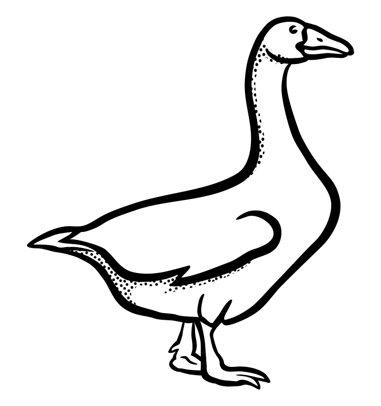 goose - lineart