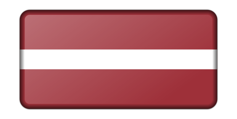 Latvia flag (bevelled)